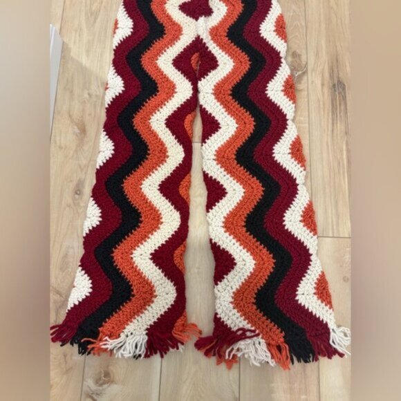 RARE‼️ THE FARRA- FREE PEOPLE - CROCHET/KNIT PANTS - Picture 4 of 11